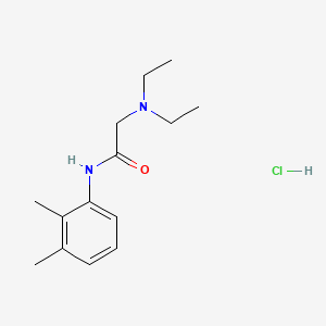 molecular formula C14H23ClN2O B601744 2-(Diethylamino)-N-(2,3-dimethylphenyl)acetamide Hydrochloride CAS No. 857170-72-0