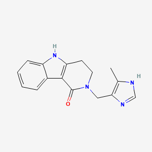 molecular formula C16H16N4O B601763 N-Desmethyl Alosetron CAS No. 122852-63-5
