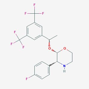 (2S,3R)-2-[(1S)-1-[3,5-Bis(trifluoromethyl)phenyl]ethoxy]-3-(4-fluorophenyl)morpholine