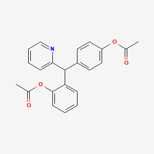 2,4'-(Pyridin-2-ylmethylene)diphenyl diacetate