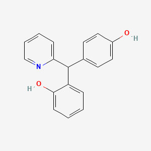 molecular formula C18H15NO2 B601780 2,4'-(2-Pyridylmethylene)diphenol CAS No. 16985-05-0