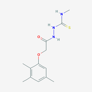 molecular formula C13H19N3O2S B6017837 N-methyl-2-[(2,3,5-trimethylphenoxy)acetyl]hydrazinecarbothioamide 