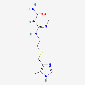 molecular formula C10H20Cl2N6OS B601784 Cimetidine Amide Dihydrochloride CAS No. 52568-80-6