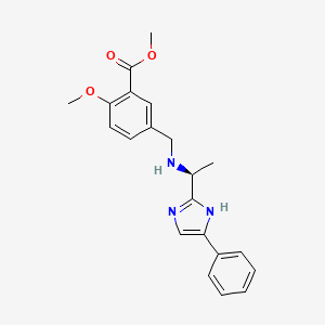 (S)-Methyl 2-Methoxy-5-((1-(4-phenyl-1H-imidazol-2-yl)ethylamino)methyl)benzoate