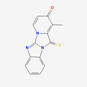 molecular formula C14H9N3OS B601808 Lansoprazole Thioxo Impurity CAS No. 1246819-06-6