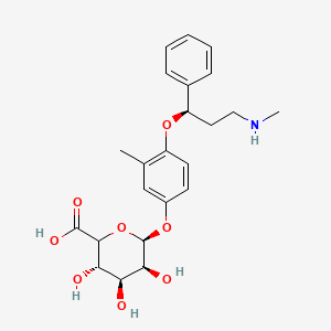 molecular formula C23H29NO8 B601823 4'-Hydroxy Atomoxetine Glucuronide CAS No. 540729-08-6