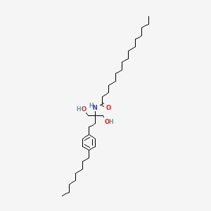 molecular formula C35H63NO3 B601838 Fingolimod Palmitate Amide CAS No. 1242271-26-6