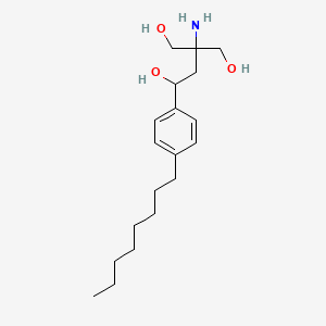 3-Amino-3-(hydroxymethyl)-1-(4-octylphenyl)butane-1,4-diol
