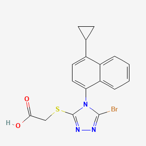 molecular formula C17H14BrN3O2S B601850 莱新拉德 CAS No. 878672-00-5