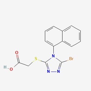 molecular formula C14H10BrN3O2S B601851 Lesinurad Impurity 9 (Lesinurad Impurity E) CAS No. 1210330-64-5