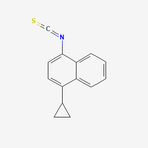 molecular formula C14H11NS B601857 1-Cyclopropyl-4-isothiocyanatonaphthalene CAS No. 878671-95-5