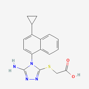molecular formula C17H16N4O2S B601861 Lesinurad Impurity 2 CAS No. 1158970-37-6