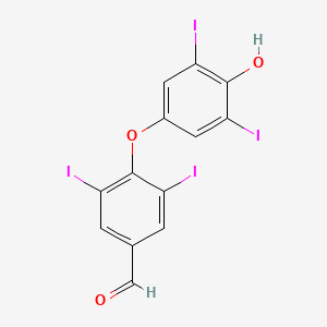 molecular formula C13H6I4O3 B601876 3,5,3',5'-Tetraiodo Thyroaldehyde CAS No. 2016-06-0