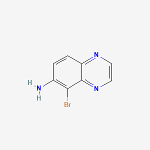 molecular formula C8H6BrN3 B601882 5-溴喹喔啉-6-胺 CAS No. 50358-63-9
