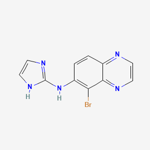molecular formula C11H8BrN5 B601883 4,5-Didehydro Brimonidine CAS No. 151110-15-5