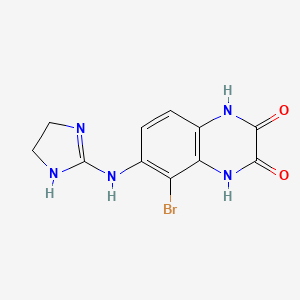 molecular formula C11H10BrN5O2 B601887 Brimonidine-2,3-dione CAS No. 182627-95-8