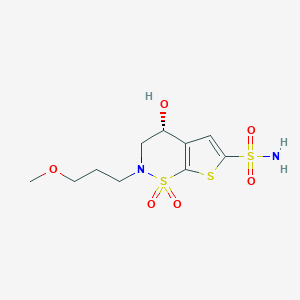 (R)-4-Hydroxy-2-(3-methoxypropyl)-3,4-dihydro-2H-thieno[3,2-E][1,2]thiazine-6-sulfonamide 1,1-dioxide