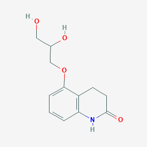 3,4-Dihydro-5-(2,3-dihydroxypropoxy)carbostyril