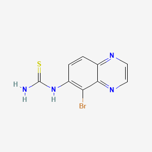 1-(5-Bromoquinoxalin-6-yl)thiourea