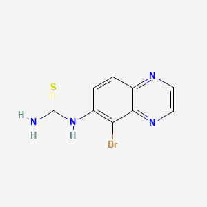 molecular formula C9H7BrN4S B601905 1-(5-溴喹喔啉-6-基)硫脲 CAS No. 842138-74-3