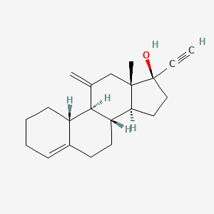 molecular formula C21H28O B601932 11-Methylenelynestrenol CAS No. 54024-12-3