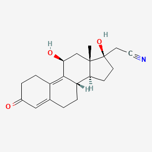 molecular formula C20H25NO3 B601939 11|A-Hydroxy-STS 557 CAS No. 86153-39-1