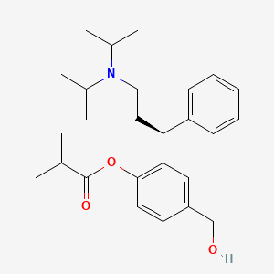 (S)-2-(3-(Diisopropylamino)-1-phenylpropyl)-4-(hydroxymethyl)phenyl isobutyrate