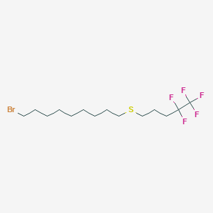 molecular formula C14H24BrF5S B601973 1-Bromo-9-(4,4,5,5,5-pentafluoropentylthio)nonane CAS No. 148757-89-5
