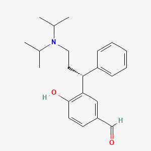 molecular formula C22H29NO2 B601974 (R)-N,N-diisopropyl-3-(5-formyl-2-hydroxyphenyl)-3-phenylpropanamine CAS No. 214601-12-4