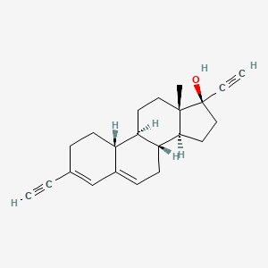 molecular formula C22H26O B601979 Diethinylestradienol CAS No. 79727-03-0