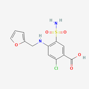 molecular formula C12H11ClN2O5S B601993 Iso Furosemide CAS No. 4818-59-1
