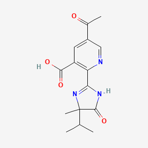 molecular formula C15H17N3O4 B602019 5-Acetyl Imazapyr CAS No. 113052-10-1