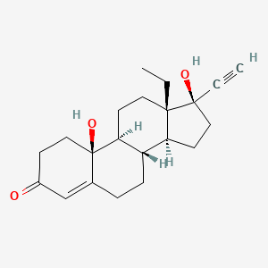 molecular formula C21H28O3 B602021 10α-羟基-D-(-)-炔诺酮 CAS No. 21508-50-9