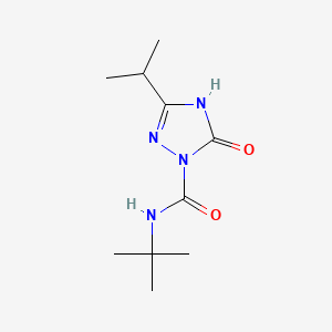 N-(tert-Butyl)-3-isopropyl-5-oxo-4,5-dihydro-1H-1,2,4-triazole-1-carboxamide