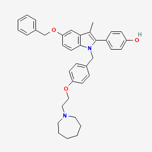 molecular formula C37H40N2O3 B602042 5-O-Benzylbazedoxifene CAS No. 328933-58-0