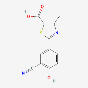2-(3-Cyano-4-hydroxyphenyl)-4-methylthiazole-5-carboxylic acid