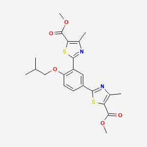 Dimethyl 2,2'-(4-isobutoxy-1,3-phenylene)bis(4-methylthiazole-5-carboxylate)