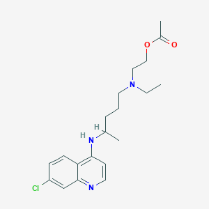 B602059 Hydroxychloroquine O-Acetate CAS No. 47493-14-1