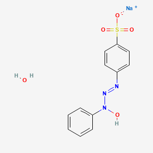 molecular formula C12H12N3NaO5S B6020664 sodium 4-(3-hydroxy-3-phenyl-1-triazen-1-yl)benzenesulfonate hydrate 