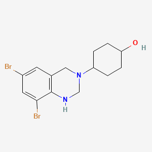 (1R,4R)-4-(6,8-dibromo-1,2-dihydroquinazolin-3(4H)-yl)cyclohexanol