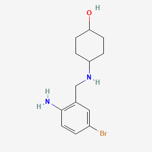 molecular formula C13H19BrN2O B602081 trans-4-[[(2-Amino-5-bromophenyl)methyl]amino]-cyclohexanol CAS No. 101900-43-0