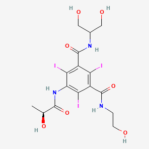 molecular formula C16H20I3N3O7 B602084 Iopamidol impurity J CAS No. 77868-44-1