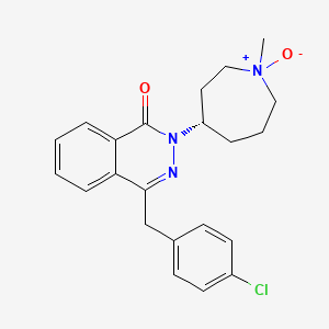 molecular formula C22H24ClN3O2 B602085 (S)-Azelastine N-Oxide CAS No. 1346617-06-8