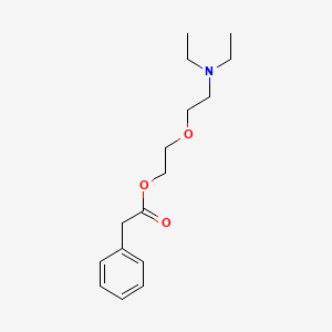 molecular formula C16H25NO3 B602090 2-[2-(Diethylamino)ethoxy]ethyl 2-phenylacetate CAS No. 47092-75-1