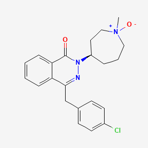 molecular formula C22H24ClN3O2 B602092 (R)-Azelastine N-Oxide (Mixture of Diastereomers) CAS No. 1346617-18-2