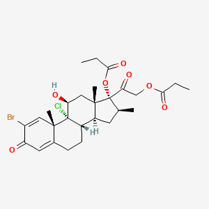 B602093 2-Bromo-beclomethasone dipropionate CAS No. 1204582-47-7