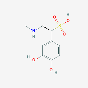 molecular formula C9H13NO5S B602104 Adrenaline Impurity F CAS No. 78995-75-2