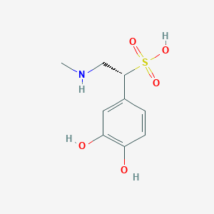 molecular formula C9H13NO5S B602104 Adrenaline beta-Sulphonate CAS No. 78995-75-2