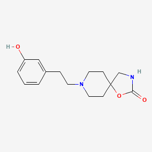 8-[2-(3-Hydroxyphenyl)ethyl]-1-oxa-3,8-diazaspiro[4.5]decan-2-one