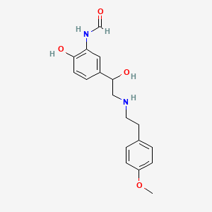N-(2-Hydroxy-5-((1RS)-1-hydroxy-2-((2-(4-methoxyphenyl)ethyl)amino)ethyl)phenyl)formamide